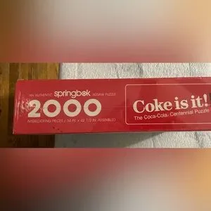 Coke Is It Centennial Puzzle - 2000 Pieces 並行輸入品 Coca Cola | Games | Unopened Coke Is It Cocacola Centennial 986